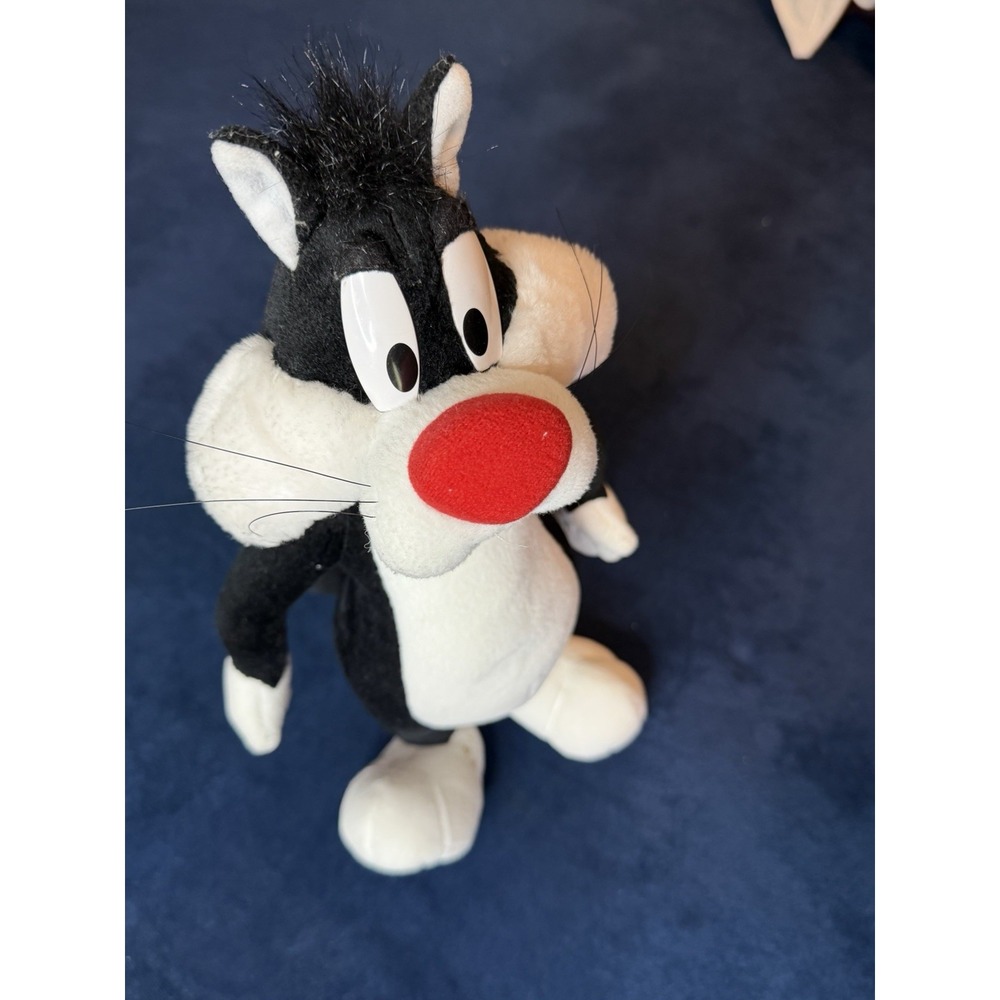 Vtg 1994 Looney Tunes Sylvester The Cat Large Plush Applause Warner Bros 12"